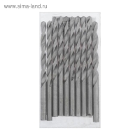 Сверло по металлу ЛОМ, HSS, цилиндрический хвостовик, 4.5&times;80 мм, 10 шт.