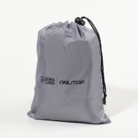 Подушка надувная, 40 &times; 30 &times; 45 см, в чехле, цвет серый