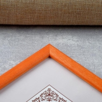 Фоторамка сосна с14 21х30 см, 069 оранжевый (пластиковый экран)