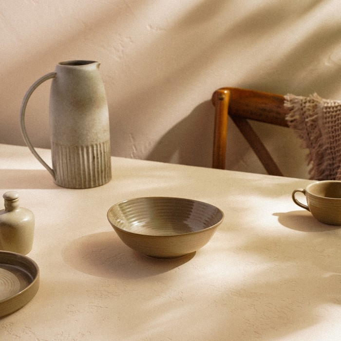 Салатник фарфоровый SL Home &laquo;Песчаный бриз&raquo;, 700 мл, цвет бежевый