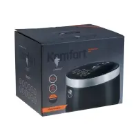 Мультиварка Leonord LE-1761E, 860Вт, 4.5 л, 12 программ, LED дисплей, сенсор, черная