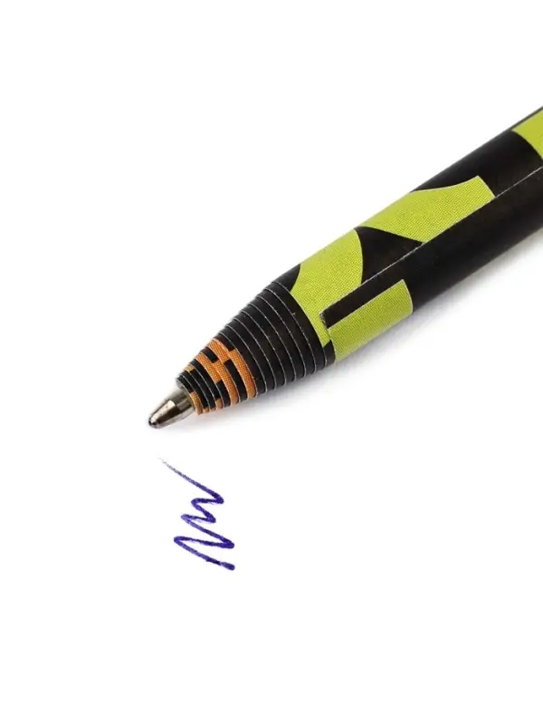 Ручка-эко, шариковая, синяя паста, 1.0 мм &laquo;Чёрный неон&raquo; PROвыбор.