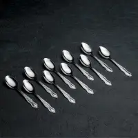 Ложка чайная &laquo;Славяна&raquo;, h=14,5 см, толщина 1,2 мм, цвет серебряный