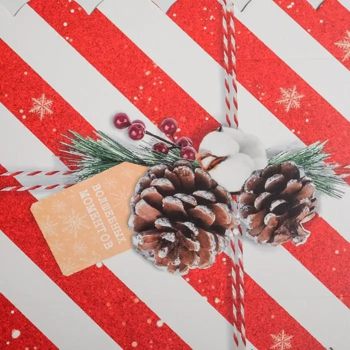 Коробка для кондитерских изделий с пластиковой крышкой &laquo;Волшебных моментов&raquo;, 21 х 10,5 х 3 см