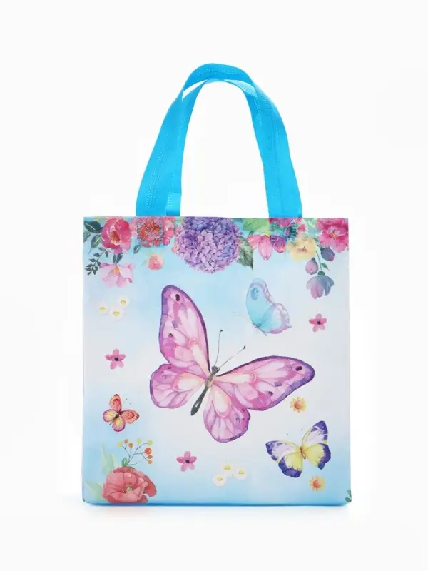 Сумка дет Бабочки, 22*11*23, отд без молнии, микс