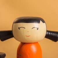 Деревянная кукла кокеши &laquo;Сати&raquo;, 15&times;9&times;15 см