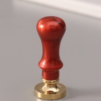 Печать для сургуча с пластиковой ручкой "Сердечки на нитях" 6,3х2,5х2,5 см