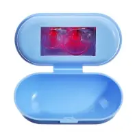 Точилка 2 отверстия с контейнером, ErichKrause Case Duo, Pastel Bloom, пластик, МИКС