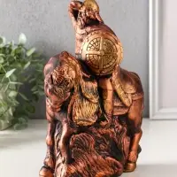 Фигура гипс &laquo;Богатырь на коне&raquo;, 25&times;19&times;11 см