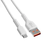 Кабель VIXION PRO VX-17m, USB  - micro USB, 2.1 А, 1 м, белый