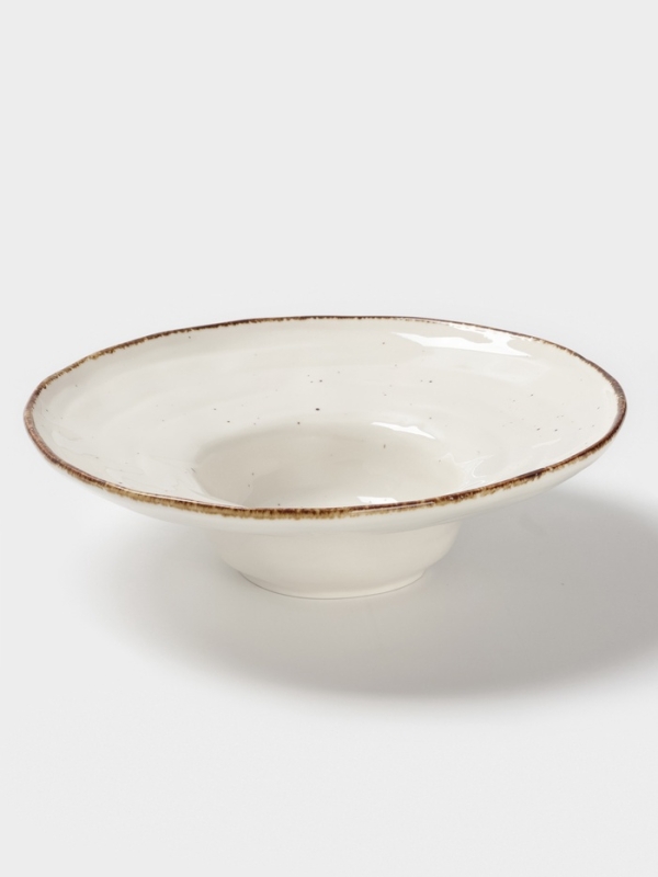 Тарелка для пасты Magistro "Alpine Frost" 25см 25,6х7,5 цвет белый