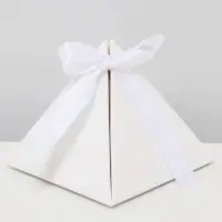 Бонбоньерка, 7.2&times;7.2 см, белая