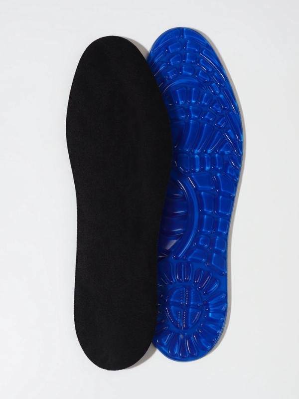 Стельки (полиэстер, силикон) универс 36-40р-р 26см (пара) черный пак SS