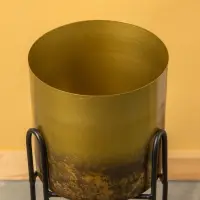 Кашпо на подставке "Хани" железо 18х18х89 см