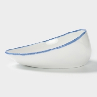 Салатник Blue Lagoon Magistro 22 см, 22.3&times;17&times;9 белый, синий