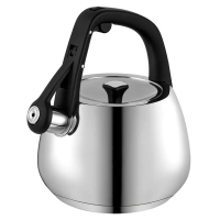 Чайник со свистком 2,5 л Mela-2,5L Серый нерж. стал