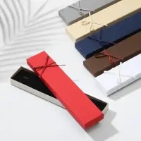 Набор короборчек подарочных 6 шт. под браслет/цепочку/часы "Замшевый бантик", 21*4, цвет МИКС (17174