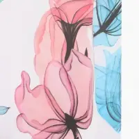 Сумка для покупок Цветы, 32*10*26. отд без молнии, серый