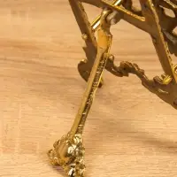 Мини мольберт "Трезубец" латунь 30х14х6 см