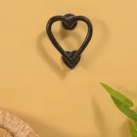 Дверной молоток "Сердце" 12х11 см