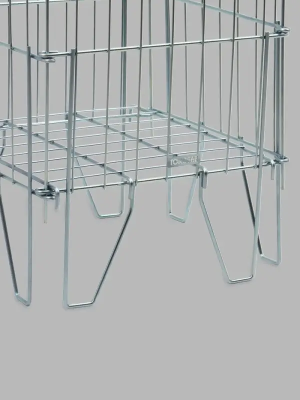 Корзина для распродаж 40х40х75 см , цвет хром