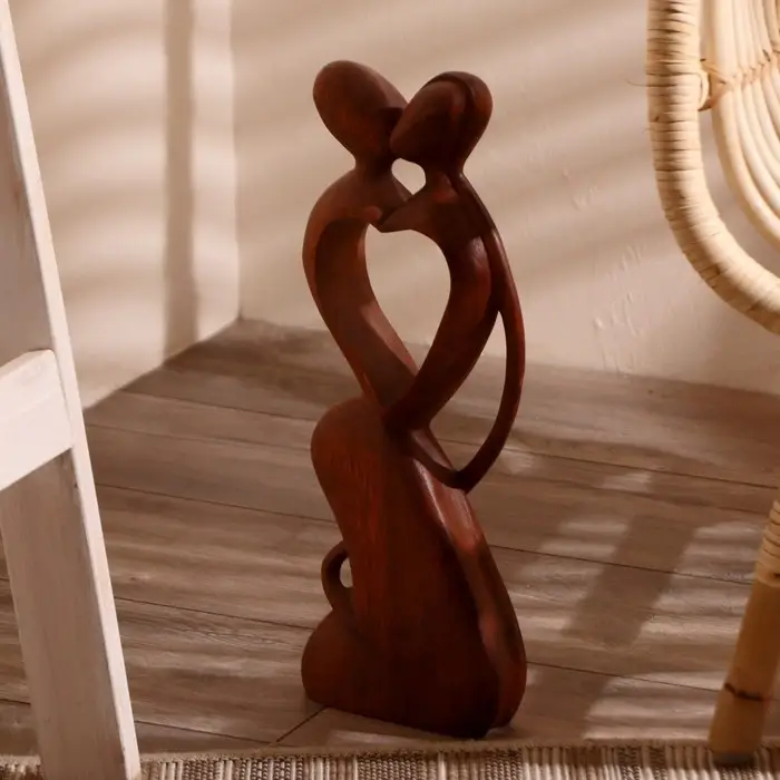 Сувенир дерево "Узы брака" коричневый цвет 40х16х4,5 см