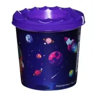 Стакан - непроливайка для рисования Calligrata &laquo;Космобой&raquo;, 210 мл, с рисунком