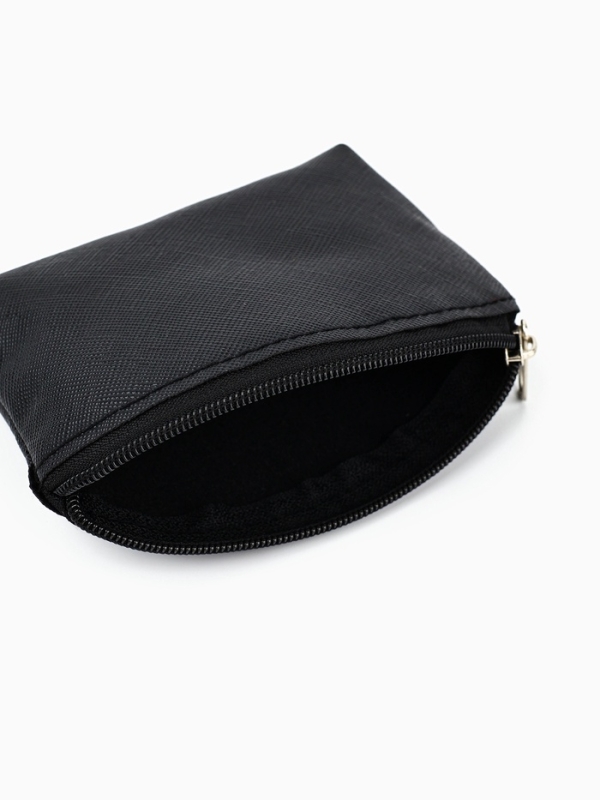 Кошелёк молодёжный, цвет чёрный, 11 х 7 см