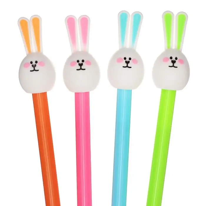 Ручка - прикол Calligrata &laquo;Зайка&raquo;, гелевая, МИКС