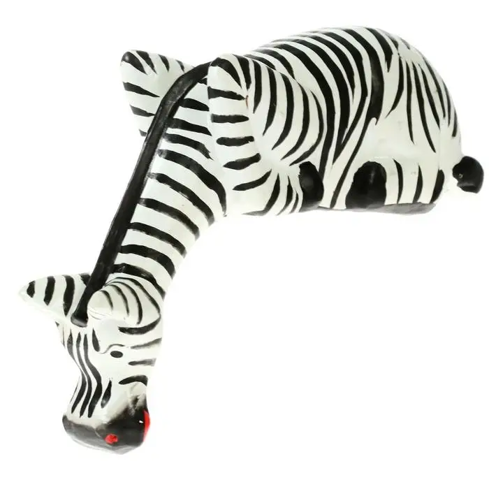 Сувенир дерево "Зебра Тася подглядывает" 19х11х5 см