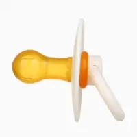 Соска - пустышка классическая, латекс, цв.айвори, в контейнере, от 0 мес., M&B