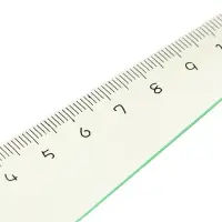 Линейка пластиковая 12 см "Морковка"