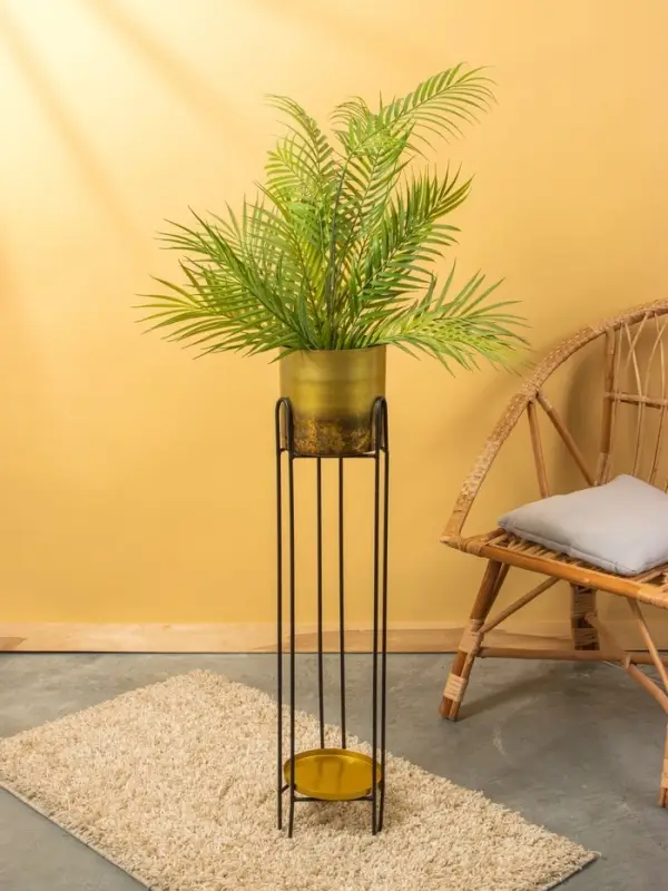 Кашпо на подставке "Хани" железо 18х18х89 см