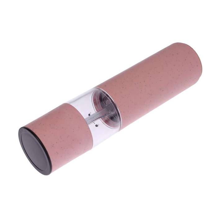 Мельница электрическая Luazon LET- 003, пластик, от батареек 6хААА, розовая