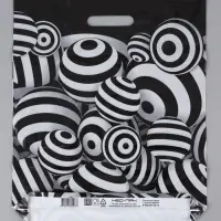 Пакет "Иллюзия , полиэтиленовый с вырубной ручкой 38х45 см, 60 мкм