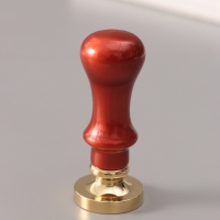 Печать для сургуча с пластиковой ручкой "Буква R на вензеле" 2,5х2,5х6,5 см