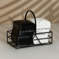 Набор для специй на подставке &laquo;Соль и перец&raquo;, 2 шт