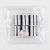 Нить металлизированная, 91 &plusmn; 1 м, цвет серебристый, цена за 1 штуку