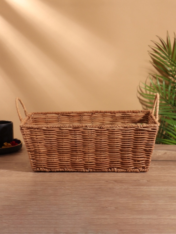 Корзина плетеная 32x22x11 см, пластик