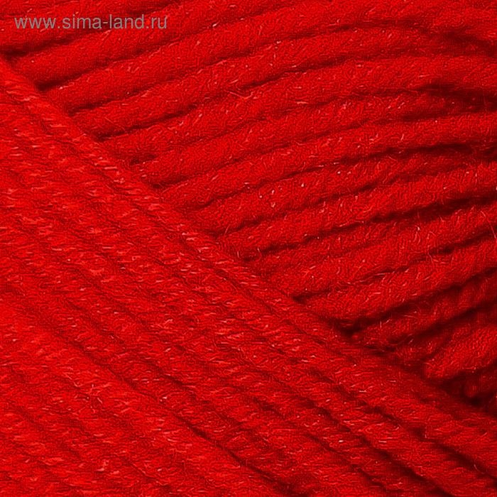 Пряжа "Детская забава" 20% микрофибра, 80% акрил 140м/50гр (046 красный)