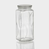 Банка стеклянная для сыпучих продуктов &laquo;Лорд&raquo;, 1,3 л, 9,5&times;22,5 см