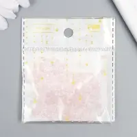 Бисер стекло 8/0 "Полупрозрачный. Розовый зефир" 10 гр