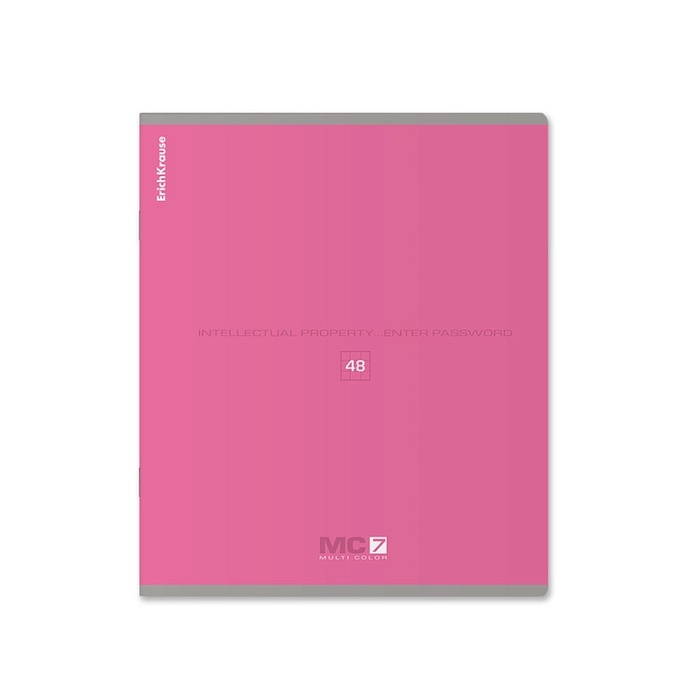 Тетрадь 48 листов в клетку, ErichKrause MC-7, обложка мелованный картон, блок офсет 100% белизна, МИКС (1 вид в спайке)