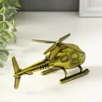 Сувенир металл "Вертолёт" 15,3х9,5х5,8 см