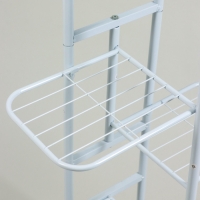 Подставка для цветов Greengo, 5 полок, 44 &times; 22 &times; 95 см, напольная, металл, белая