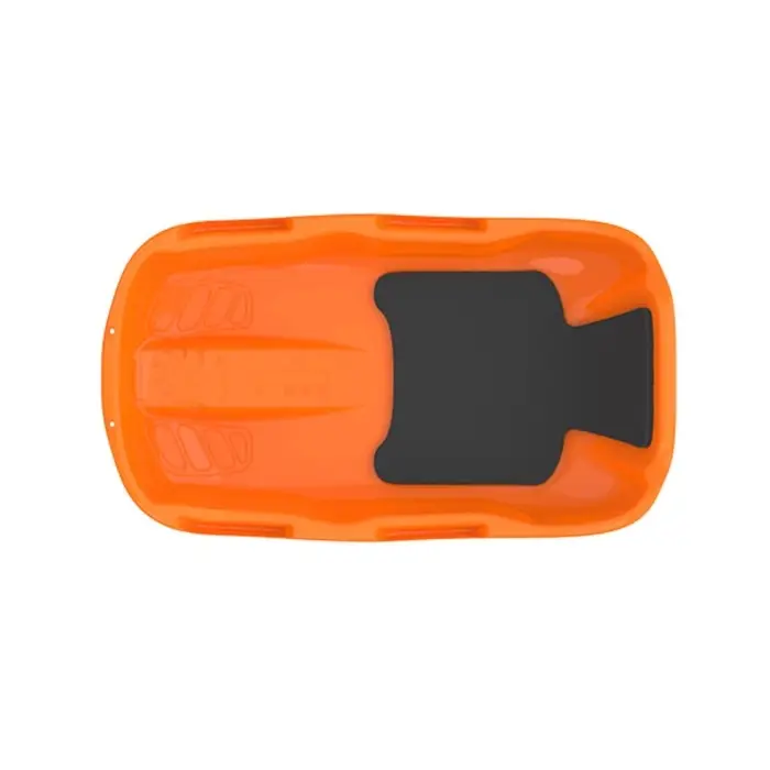 Санки с мягкой сидушкой &laquo;Комета&raquo;, оранжевые 74&times;43см