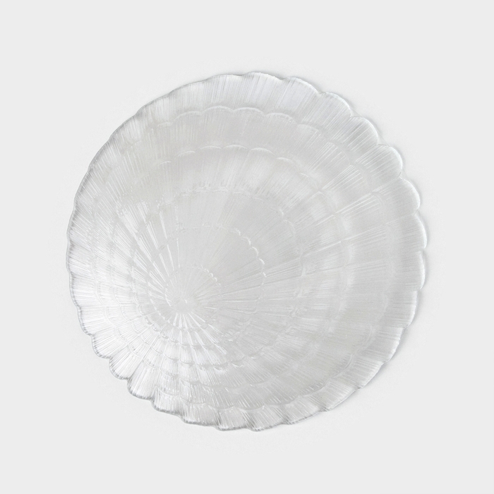 Тарелка стеклянная Atlantis, d=19 см, цвет прозрачный