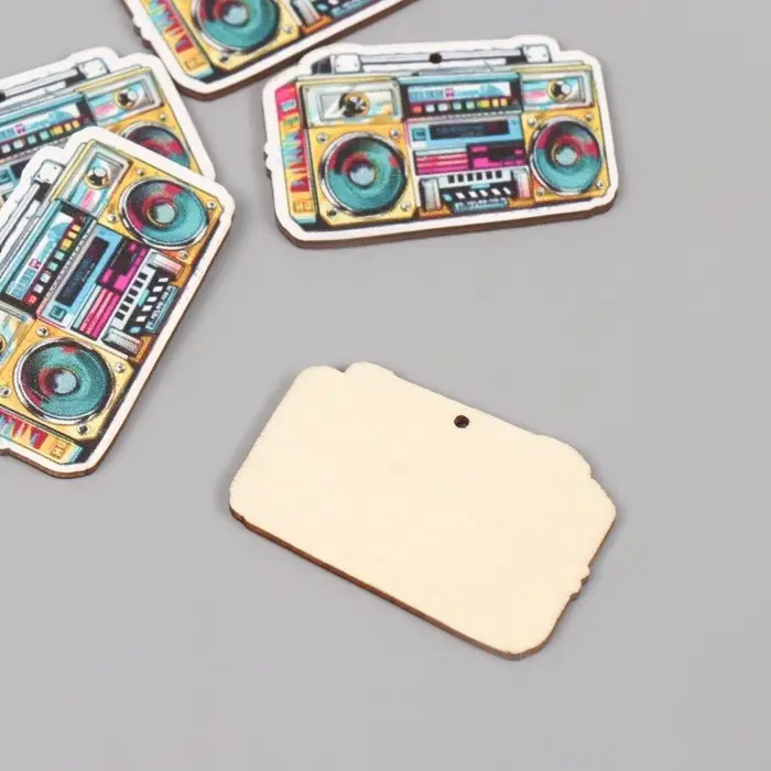 Декор для творчества дерево "Бумбокс" 2,9х4,5х0,3 см