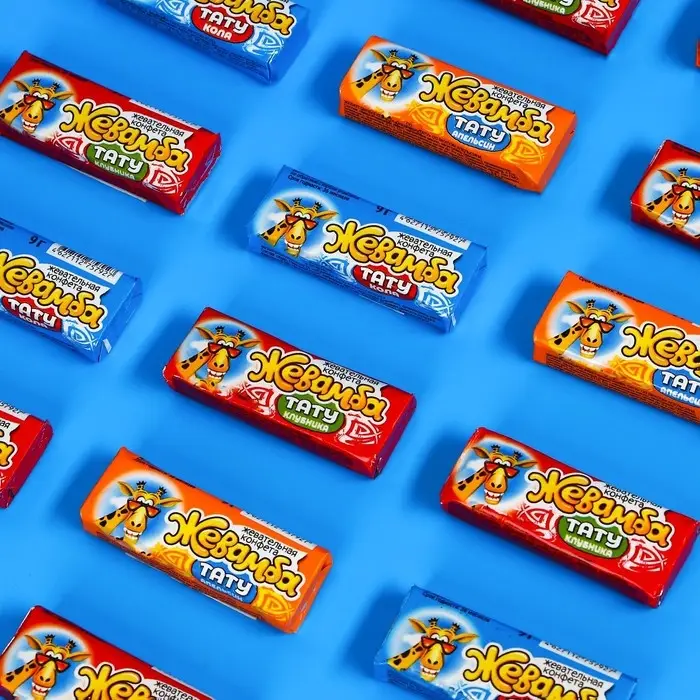 Конфеты жевательные "Жевамба тату" Ассорти, 9 г