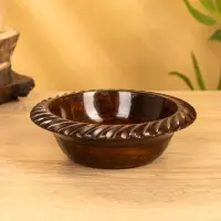 Чаша "Тарталетка" 16х16х5 см, дерево шишам